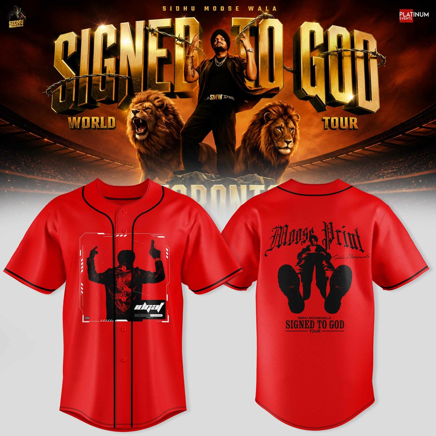 _SIDHU MOOSE WALA SIGNED TO GOD TOUR JERSEY