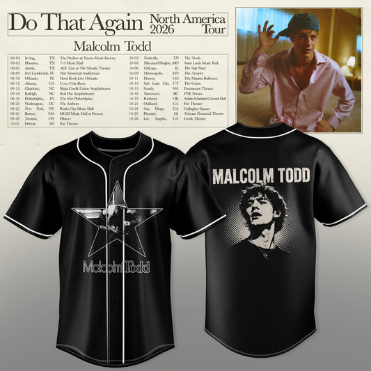 Malcom Todd – Do That Again 2026 Tour Jersey