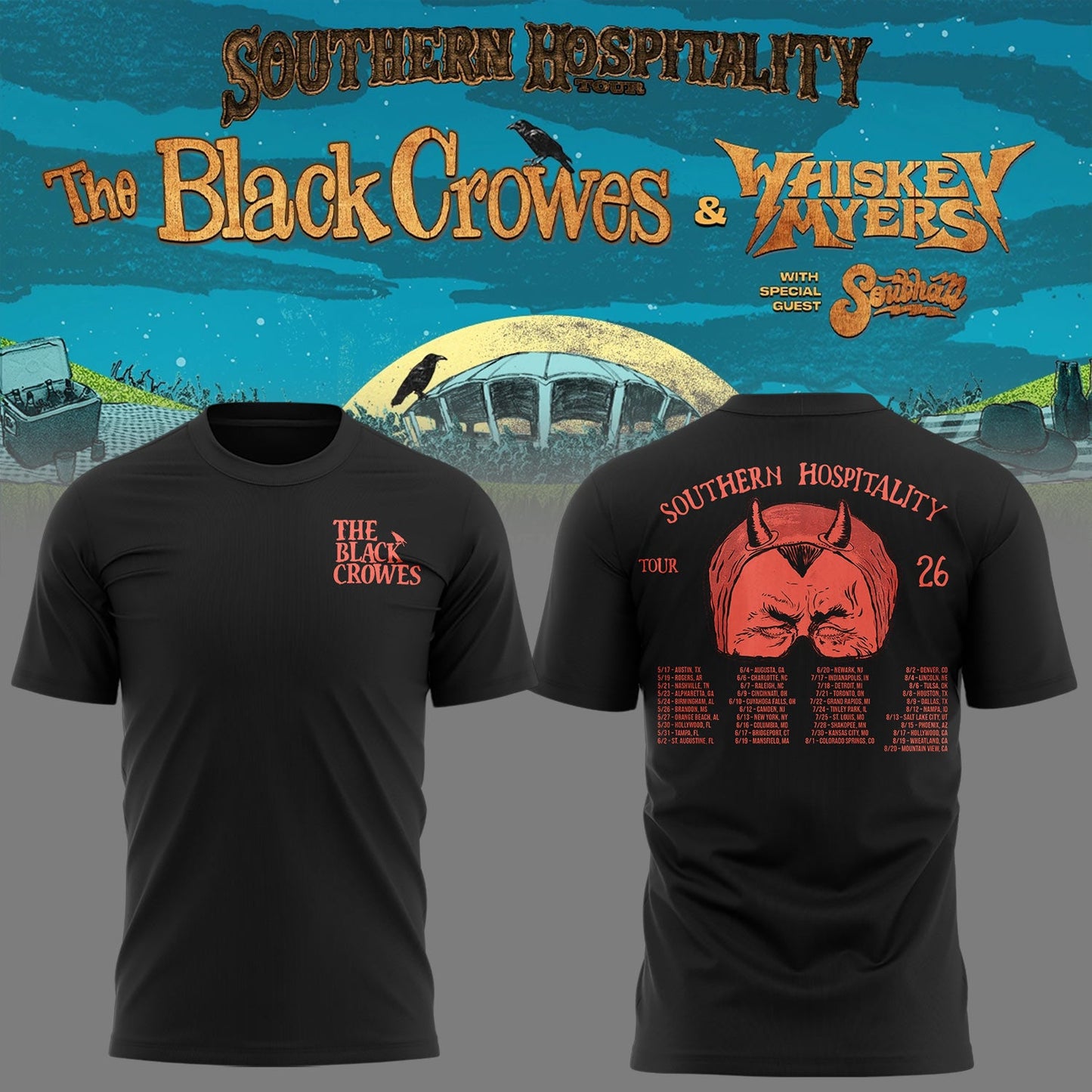 Limited Edition Southern Hospitality Tour Shirt