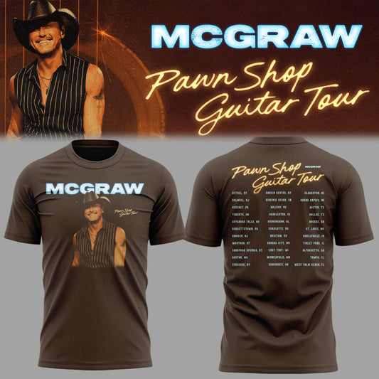 McGraw 🤠🎤 “Pawn Shop Guitar Tour 2026” Shirt