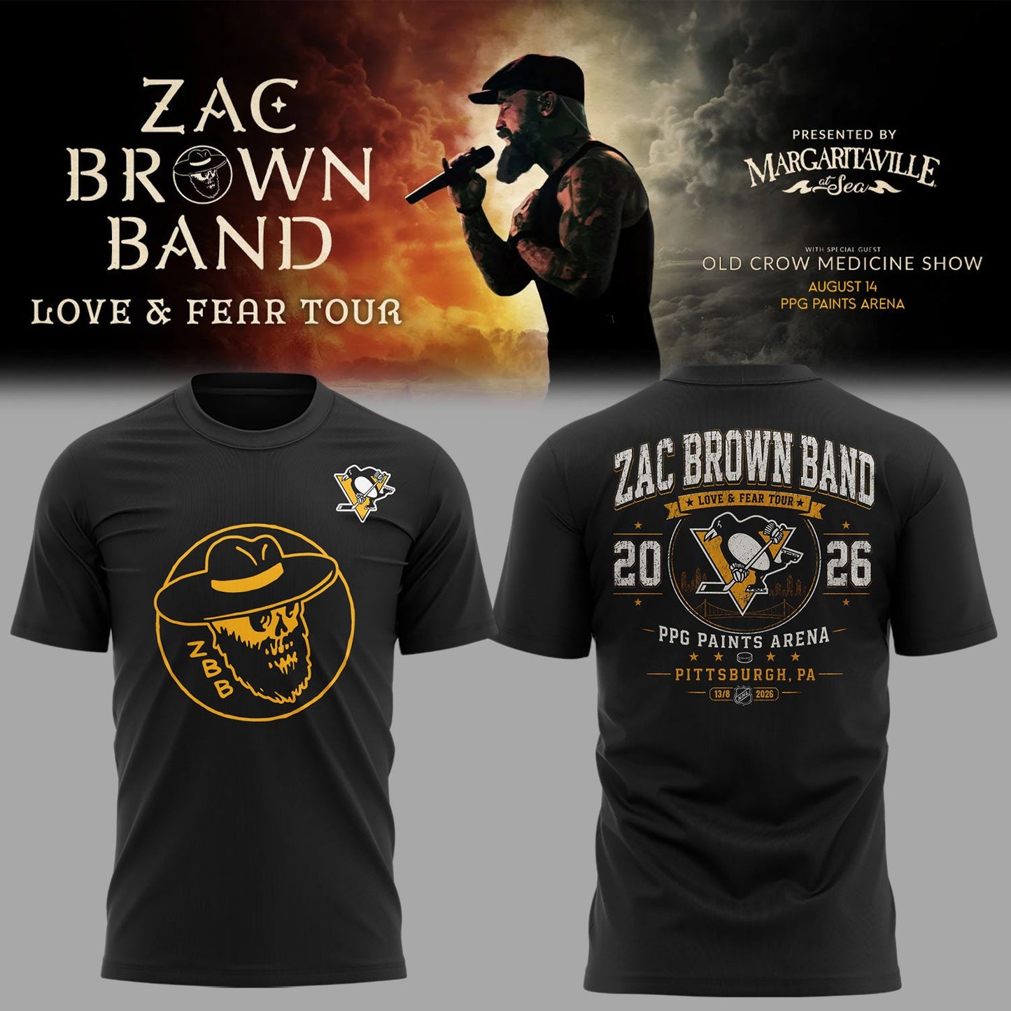Limited Edition Love & Fear Tour in PPG Paints Arena Shirt