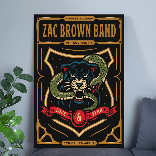 Limited Edition Love & Fear Tour in PPG Paints Arena Poster
