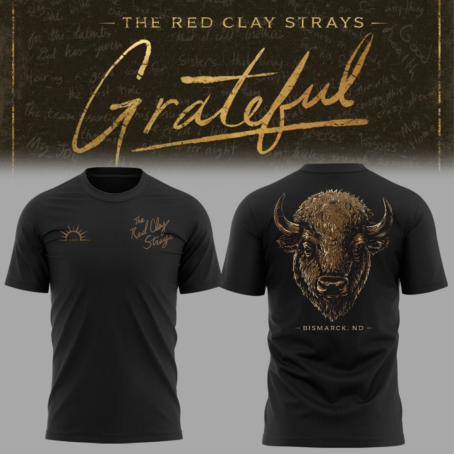 Limited Edition The Grateful Tour in Bismarck, ND Shirt