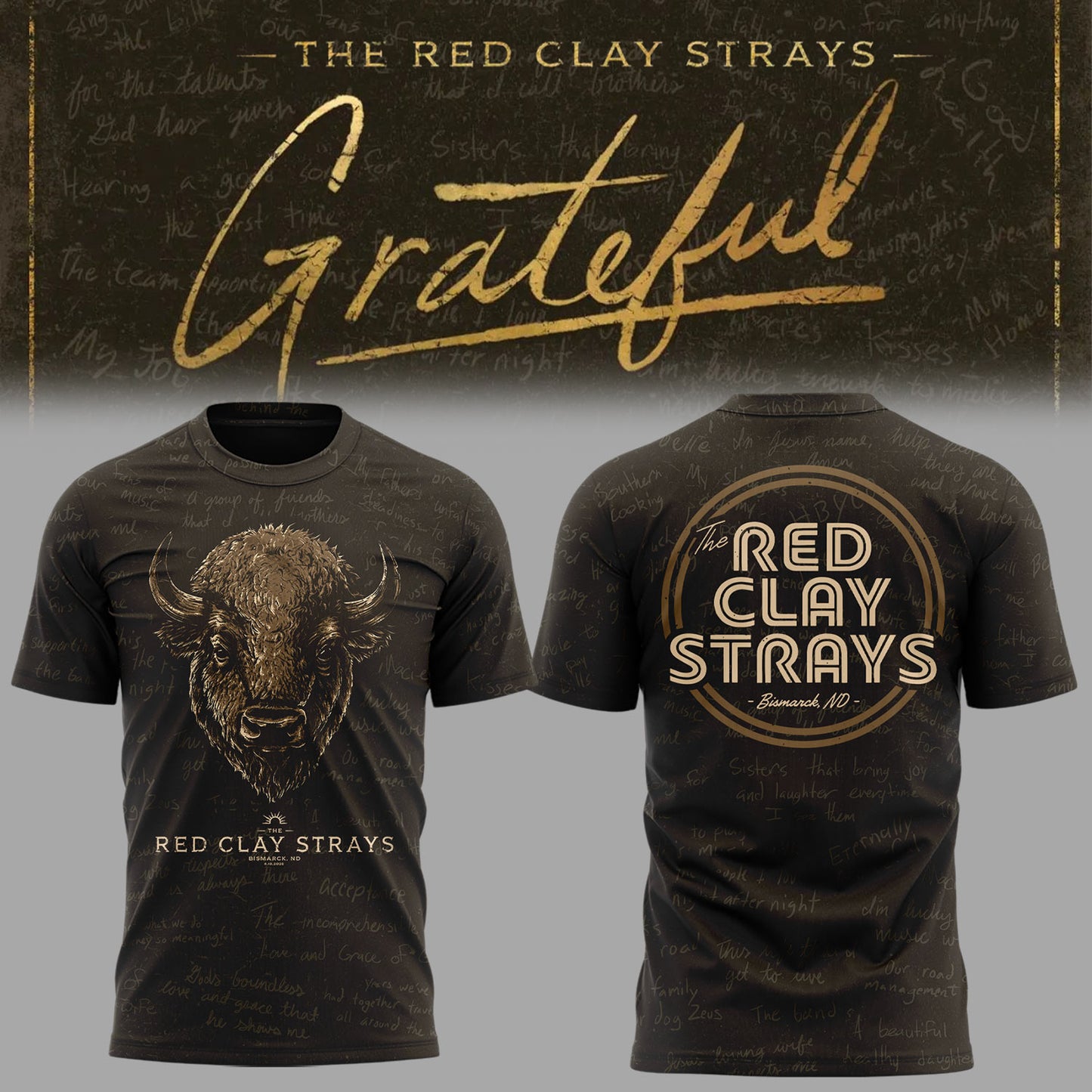 Limited Edition The Grateful Tour in Bismarck, ND Shirt