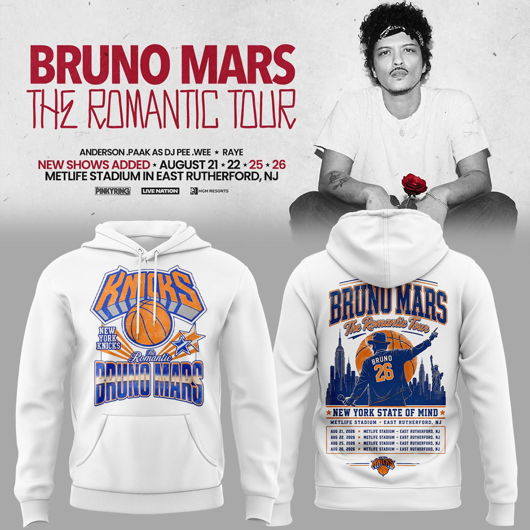 Limited Edition The Romantic Tour 2026 x NYKnick Hoodie