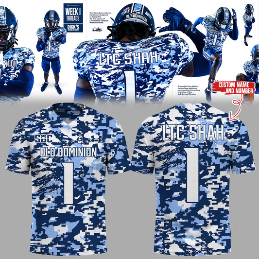 Limited Edition Digital Camo Custom Football Jersey
