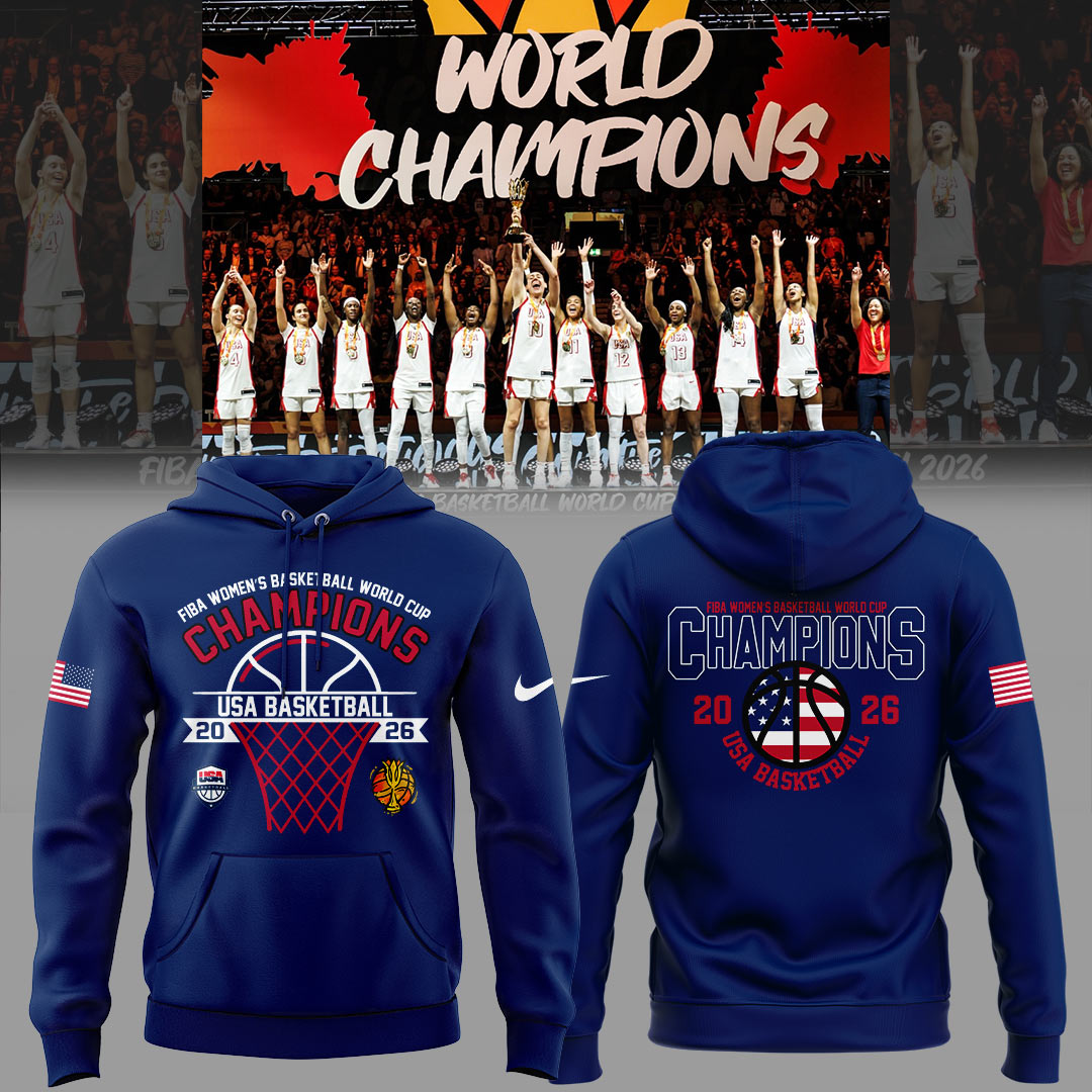 Limited Edition FIBA Women’s Basketball WC 2026 Champions 🏀🏆 Hoodie