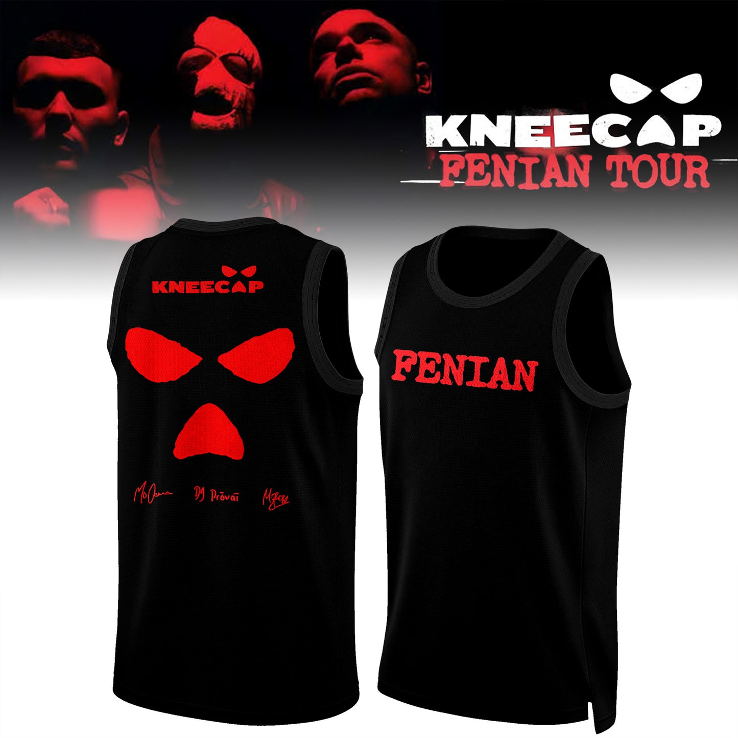 ..KNEECAP ”FENIAN TOUR” Limited Edition Signature – Jersey