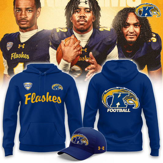Kent State Golden Flashes Football 2026 Navy Uniform Limited Hoodie