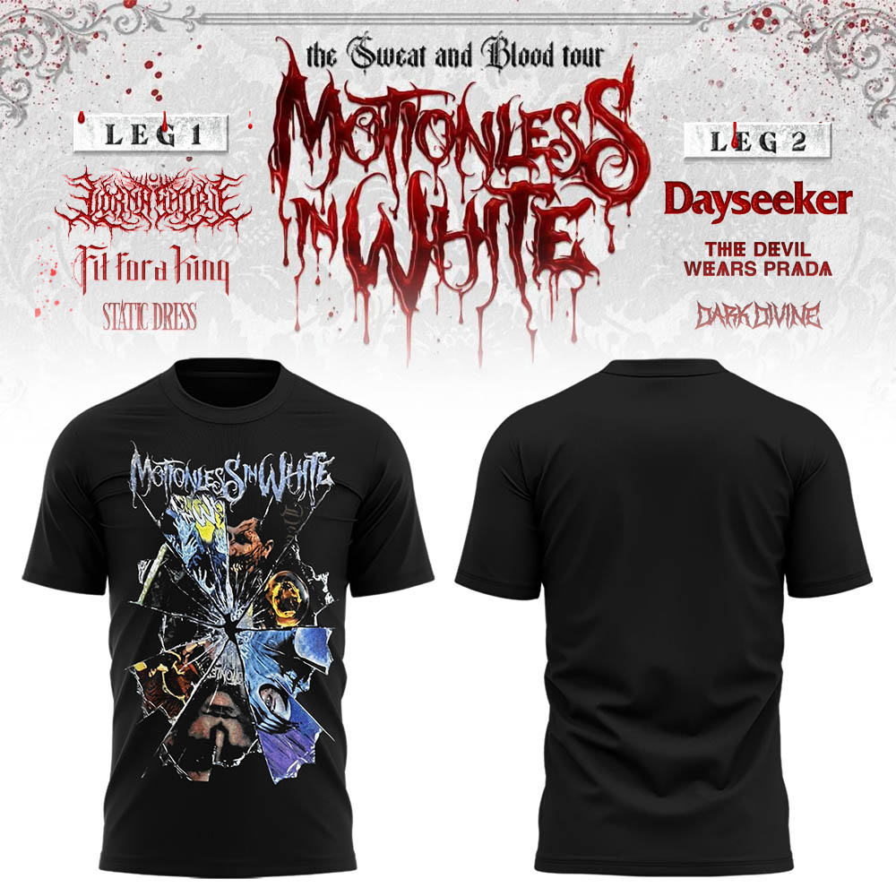 Limited Edition The Sweat & Blood Tour 2026 Tshirt