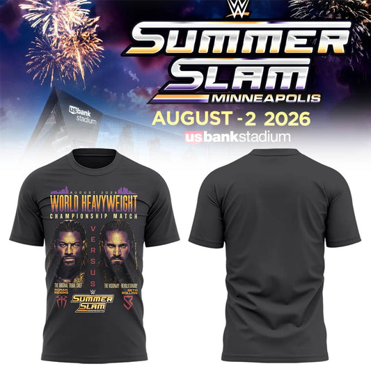 Limited Edition Summer Slam 2026 In Minnesota Shirt