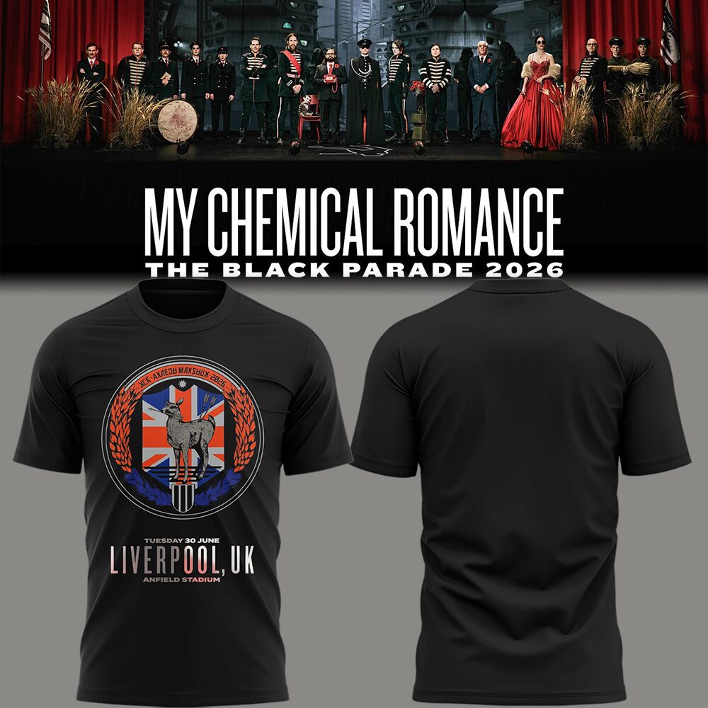 Limited Edition MCR Long Live The Black Parade Tour 2026 Tshirt