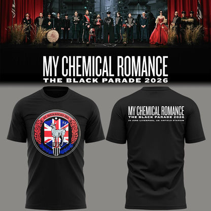 Limited Edition MCR Long Live The Black Parade Tour 2026 Tshirt