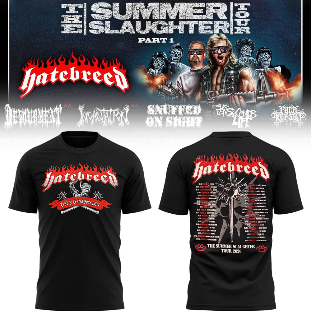 Limited Edition Summer Slaughter Tour 2026 💀⚒️ Shirt