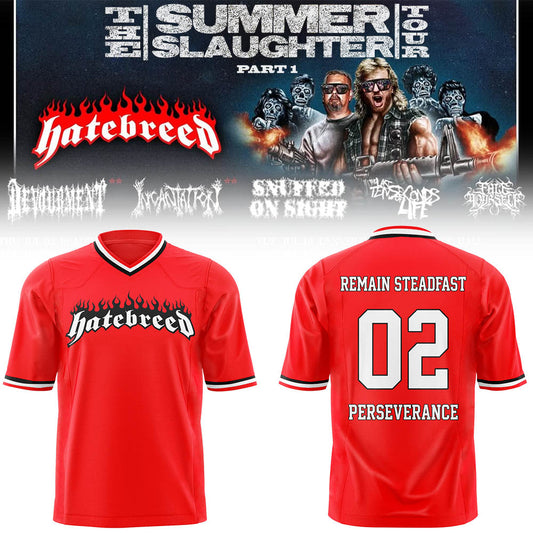 Limited Edition Summer Slaughter Tour 2026 💀⚒️ Football Jersey