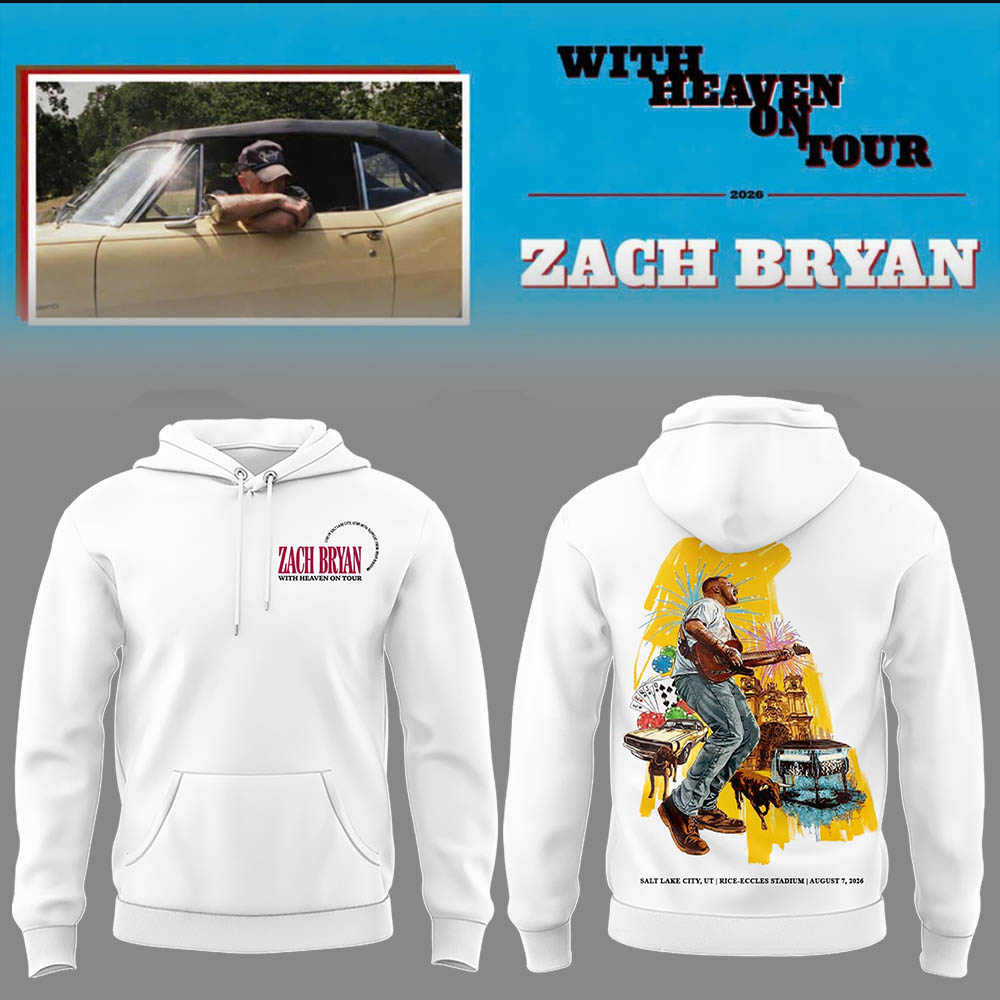 Limited Zach “With Heaven On Tour 2026.” Hoodie