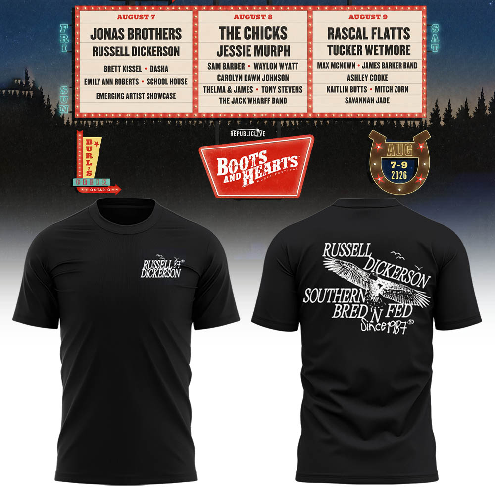 Limited Edition Boots And Hearts Festival 2026 Shirt