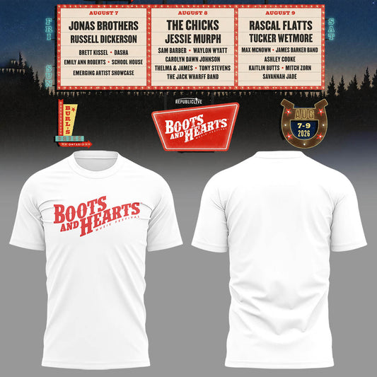 Limited Edition Boots And Hearts Festival 2026 Shirt