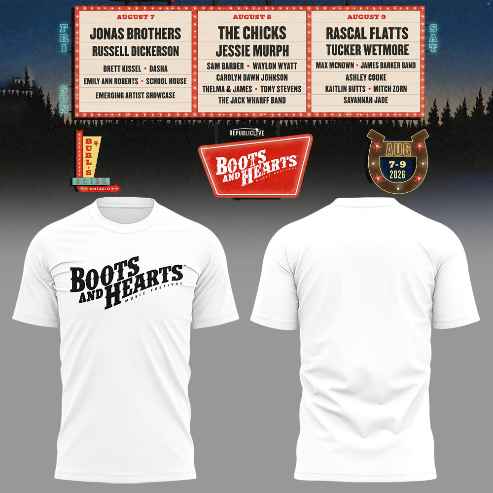 Limited Edition Boots And Hearts Festival 2026 Shirt