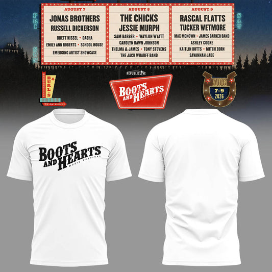 Limited Edition Boots And Hearts Festival 2026 Shirt