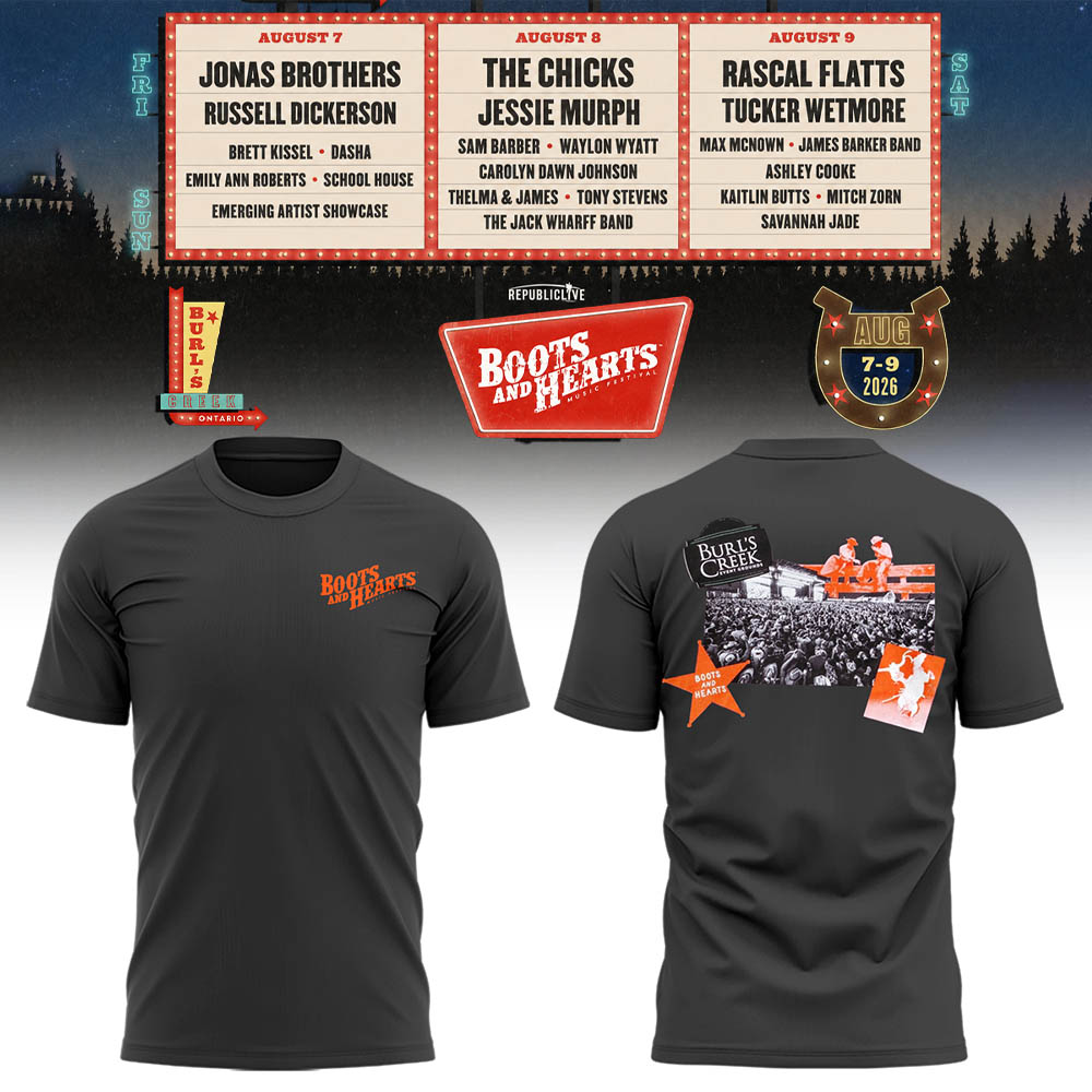 Limited Edition Boots And Hearts Festival 2026 Shirt