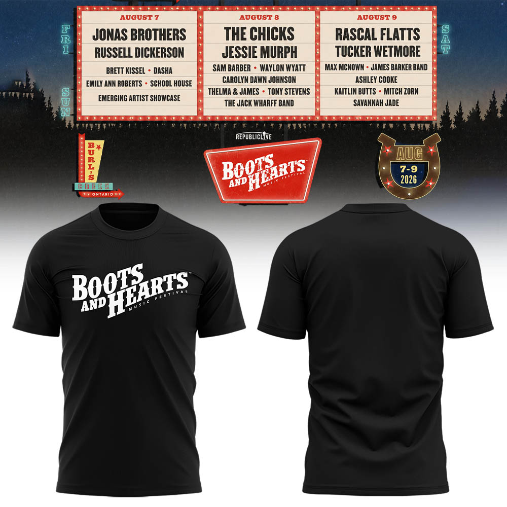 Limited Edition Boots And Hearts Festival 2026 Shirt