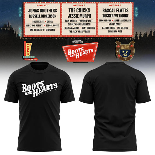 Limited Edition Boots And Hearts Festival 2026 Shirt