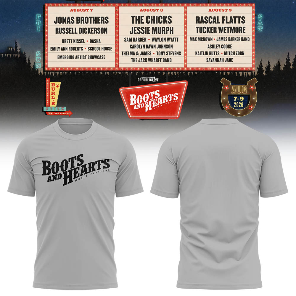 Limited Edition Boots And Hearts Festival 2026 Shirt