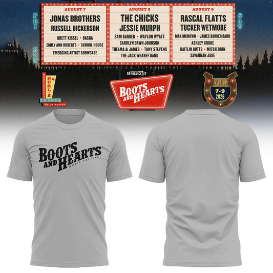 Limited Edition Boots And Hearts Festival 2026 Shirt