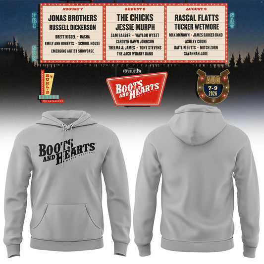 Limited Edition Boots And Hearts Festival 2026 Hoodie