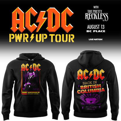 Limited Edition POWER UP Tour 2026 In Vancouver, BC Hoodie