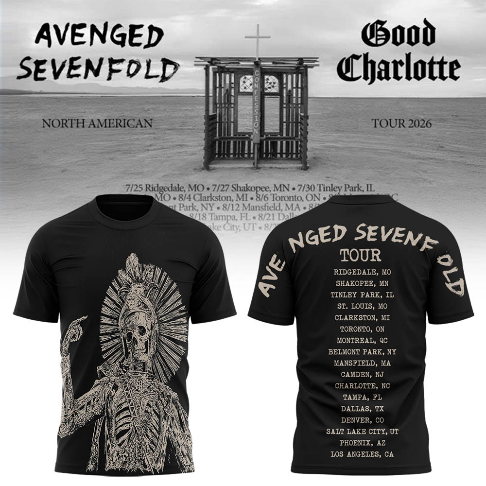Limited Edition A7X 2026 North American Tour Shirt