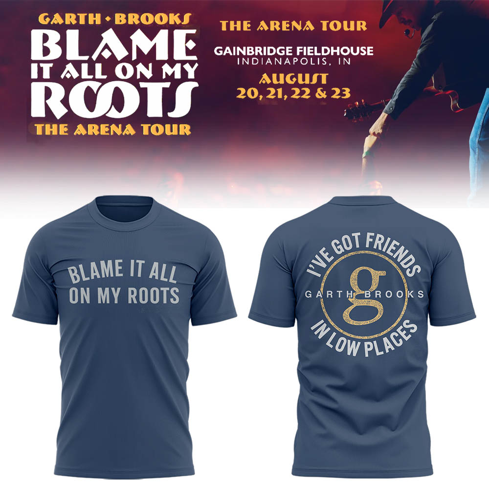 Limited Edition Blame It All On My Roots Arena Tour In Gainbridge Fieldhouse Shirt
