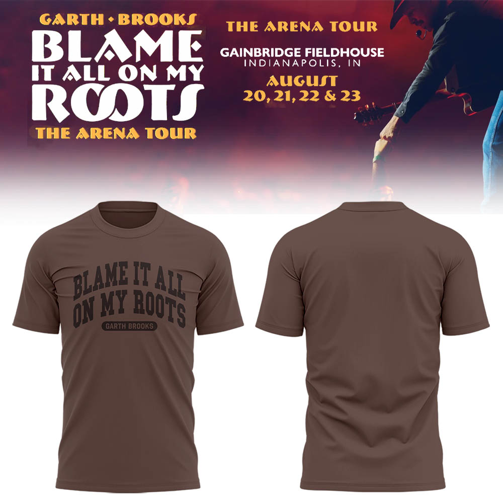 Limited Edition Blame It All On My Roots Arena Tour In Gainbridge Fieldhouse Shirt