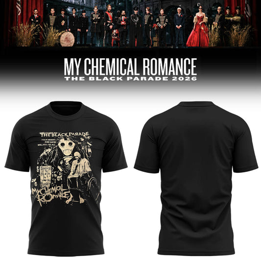 Limited Edition MCR Long Live The Black Parade Tour US 2026 At Petco Park Tshirt