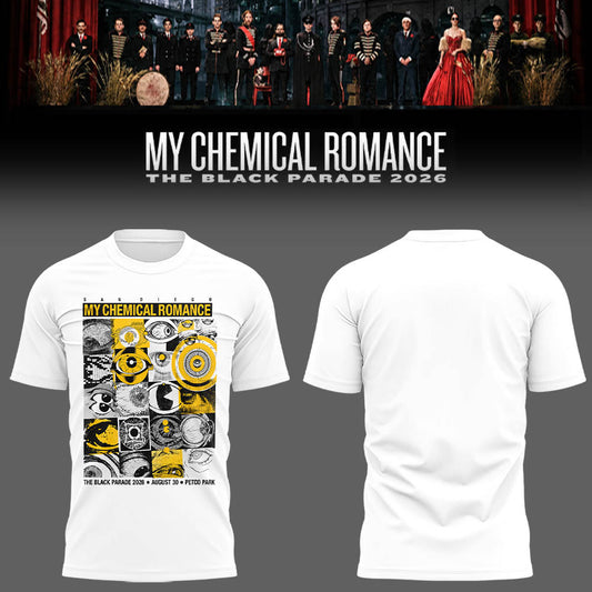 Limited Edition MCR Long Live The Black Parade Tour US 2026 At Petco Park Tshirt