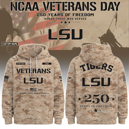 LSU Special Veterans Day 2026 Limited Edition Hoodie