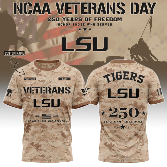 LSU Special Veterans Day 2026 Limited Edition T.shirt