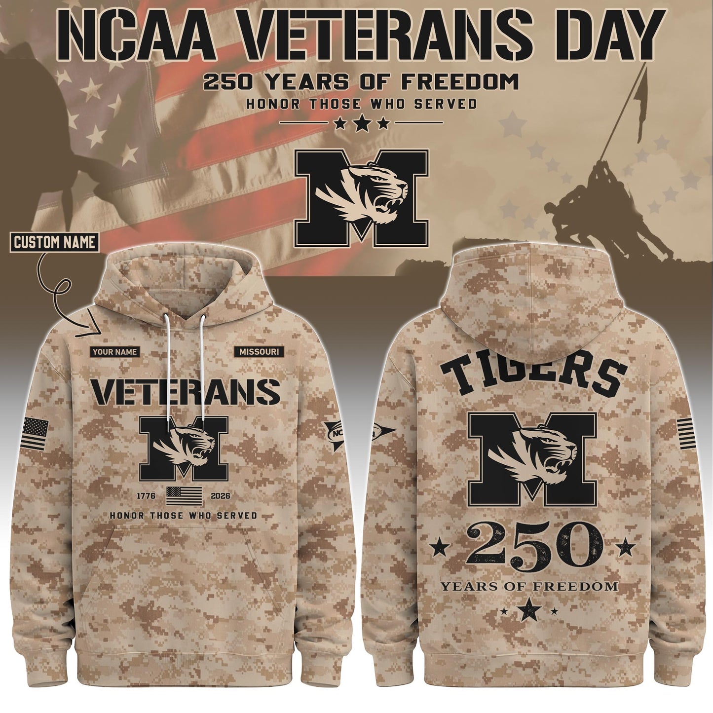 MIZ Special Veterans Day 2026 Limited Edition Hoodie
