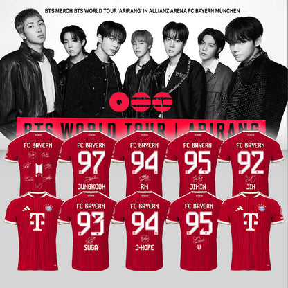 BTS WORLD TOUR ‘ARIRANG’ in Allianz Arena FC Bayern München Jersey
