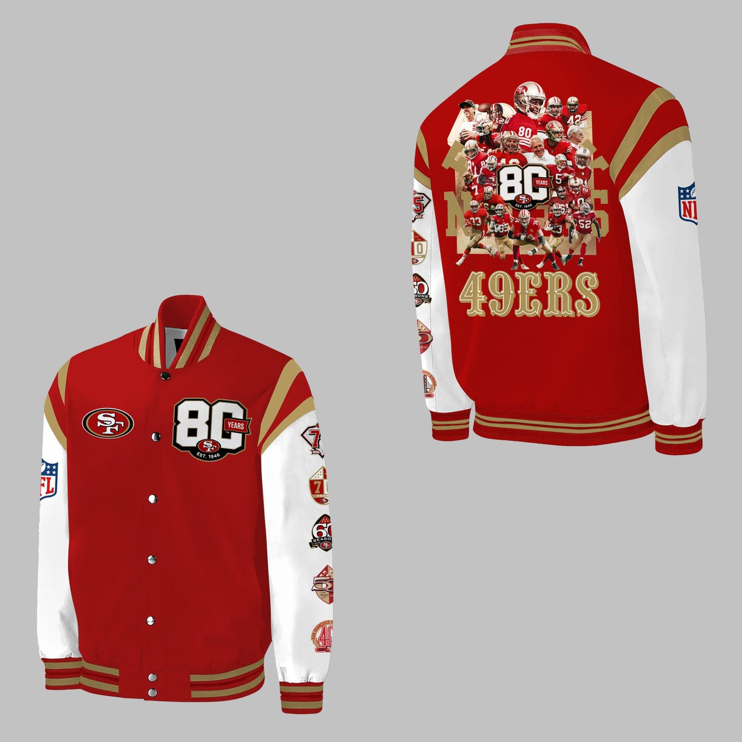 49ers 80th Anniversary Jacket
