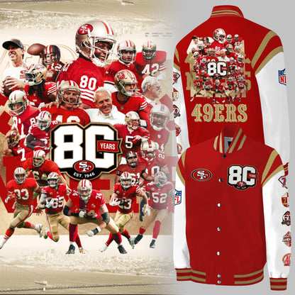 49ers 80th Anniversary Jacket