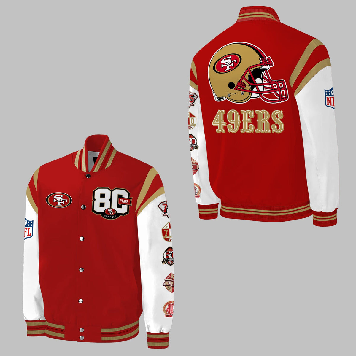 49ers 80th Anniversary Jacket