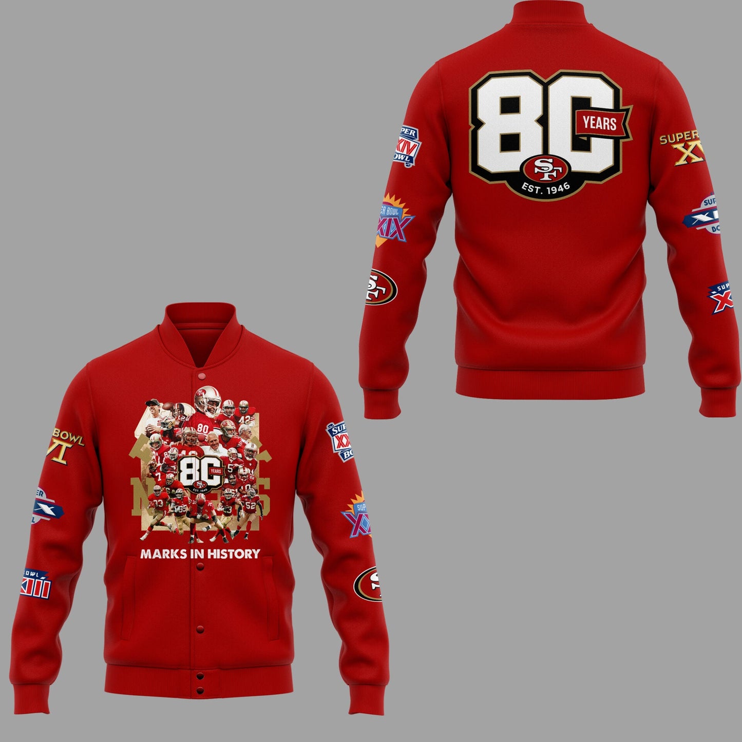49ers 80th Anniversary Jacket