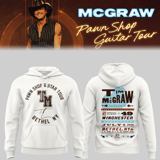 Limited Edition Pawn Shop Guitar Tour 2026 At Bethel, NY Hoodie