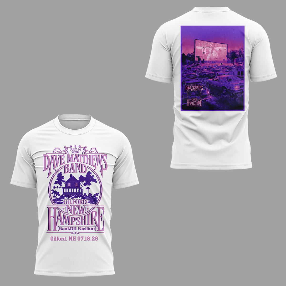Limited Edition Summer Tour 2026 At Gilford, NH Shirt-ND07162639