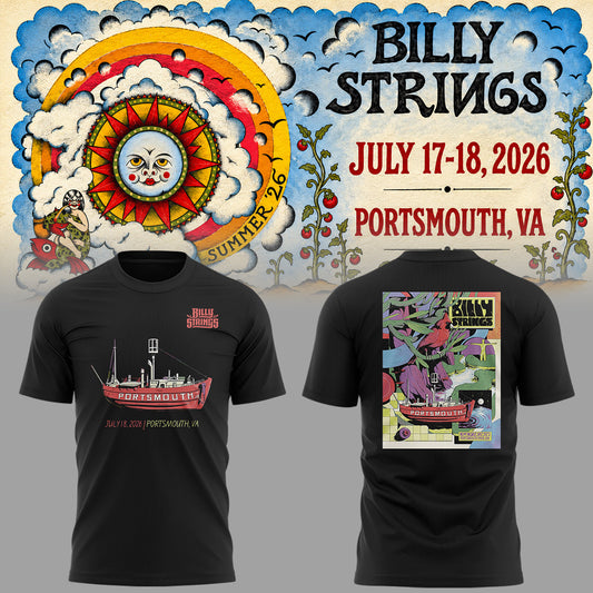 Limited Edition Billy Strings tour 2026 tshirt-ND07202601