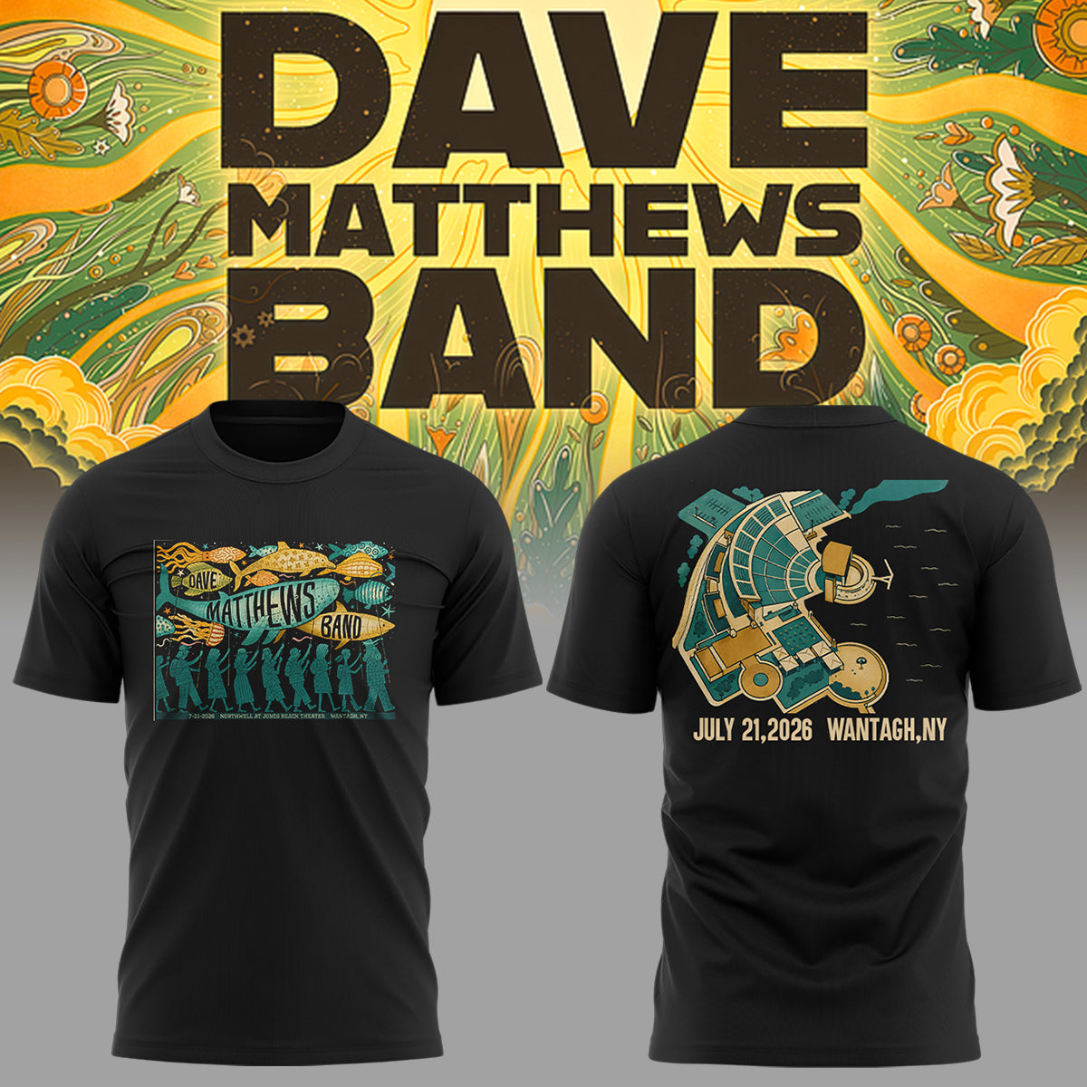 Limited Edition Summer Tour 2026 Wantagh, NY Shirt