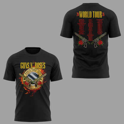 Limited Edition Guns N’ Roses Tour 2026 TShirt
