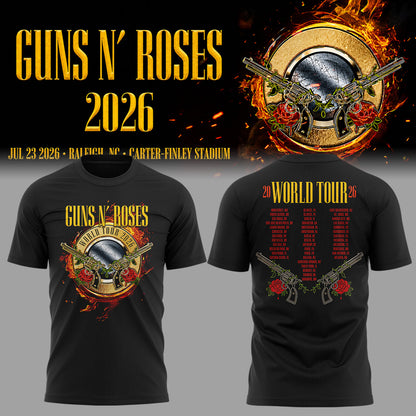 Limited Edition Guns N’ Roses Tour 2026 TShirt